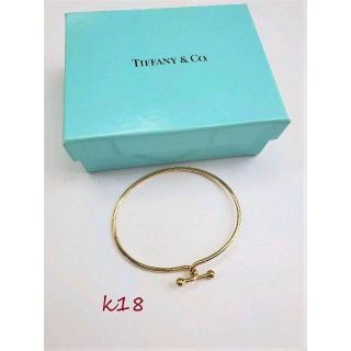 ティファニー(Tiffany & Co.)のyutaka様　ティファニー　ラブノット　バングル　ブレス　k18(ブレスレット/バングル)