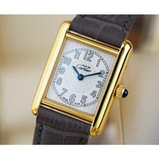 カルティエ(Cartier)の美品 カルティエ マスト タンク アラビア SM Cartier(腕時計)