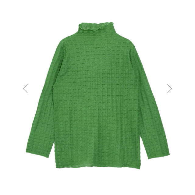 Ameri VINTAGE(アメリヴィンテージ)の新品タグ付き⭐︎AMERI PLAID SHEER TURTLE KNIT レディースのトップス(ニット/セーター)の商品写真