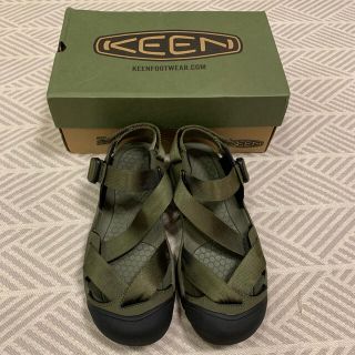 キーン(KEEN)の【美品】keen ゼラポート2 オリーブ  27cm(サンダル)