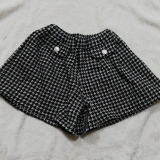 ベベ(BeBe)の新品　BeBe スカートに見える千鳥格子柄ズボン90cm(パンツ/スパッツ)