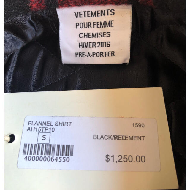 Balenciaga - vetements flannel shirt 初期の通販 by god｜バレンシアガならラクマ 格安超激得
