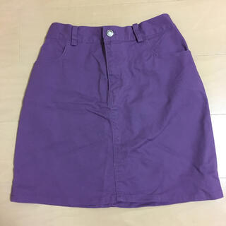 ウィゴー(WEGO)のWEGO ミニタイトスカート(紫)(ミニスカート)