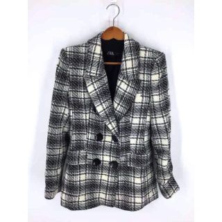 ザラ(ZARA)のZARA（ザラ） TEXTURED CHECK BLAZER レディース(テーラードジャケット)