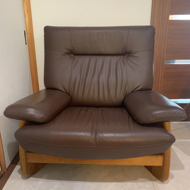 希少 イタリア製 Frigerio di Desio 1人掛けソファa 本革 ビンテージ アンティーク リビング【家具/インテリア/USED家具ユーズド家具/リサイクル】