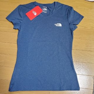 ザノースフェイス(THE NORTH FACE)のザ・ノース・フェイス　THE NORTH FACE　レディースシャツ XS　ネイ(Tシャツ(半袖/袖なし))