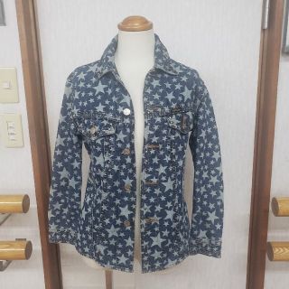 ヒステリックグラマー(HYSTERIC GLAMOUR)の★希少★ヒステリックグラマー　星柄スタッズジャケット　デニム　ヴィンテージ美品(Gジャン/デニムジャケット)