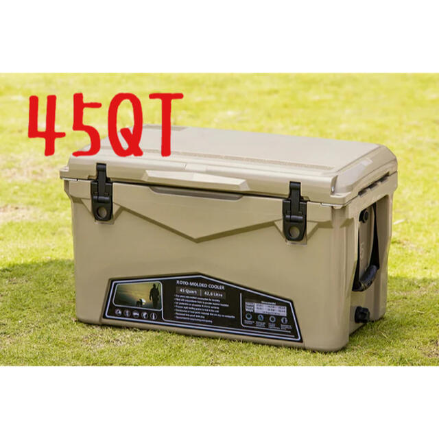 【新品 送料無料】45QT アイスランドクーラーボックス サンド