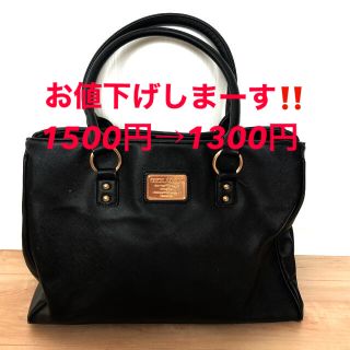 セシルマクビー(CECIL McBEE)のハンドバックトートバッグ大容量ブラックCECIL McBEE (ハンドバッグ)