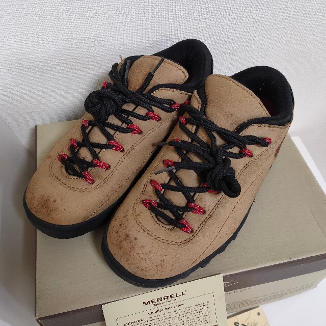 MERRELL - メレル MERRELL 本革スニーカー - ヌバック×スエード 23.5cm