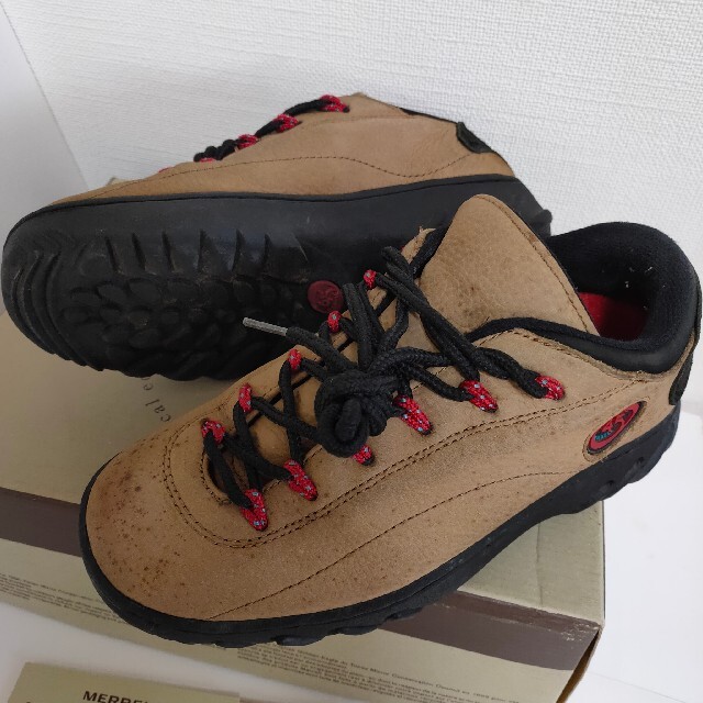 MERRELL - メレル MERRELL 本革スニーカー - ヌバック×スエード 23.5cm