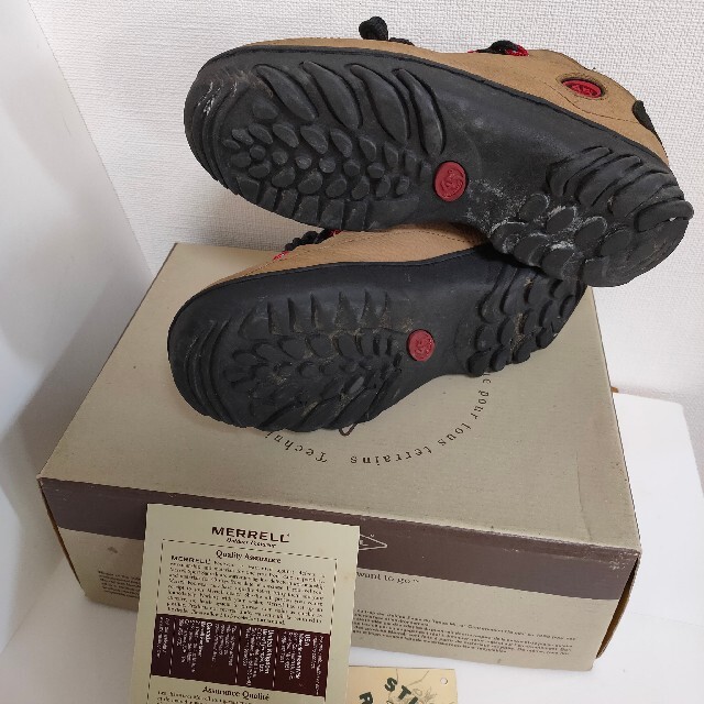 MERRELL(メレル)のメレル MERRELL 本革スニーカー - ヌバック×スエード　23.5cm相当 レディースの靴/シューズ(スニーカー)の商品写真