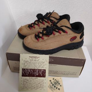 メレル(MERRELL)のメレル MERRELL 本革スニーカー - ヌバック×スエード　23.5cm相当(スニーカー)