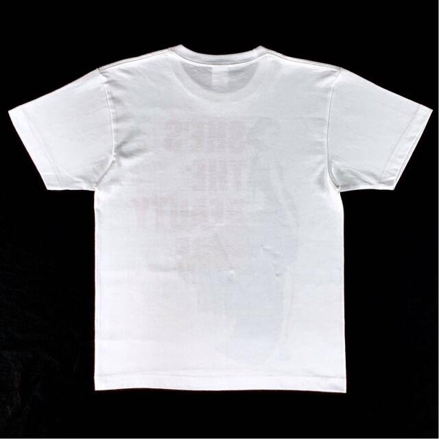 【オードリーヘプバーン】新品 BOOWY メッセージ ビッグ プリント Tシャツ 5