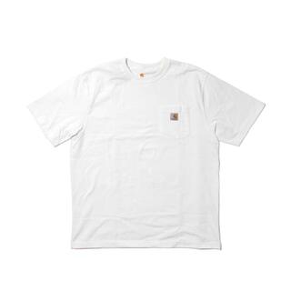 カーハート(carhartt)のカーハート K87 ポケット Tシャツ 白 M ●新品 Carhartt(Tシャツ/カットソー(半袖/袖なし))