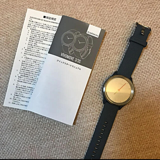 GARMIN(ガーミン)のGARMIN ガーミン　vivomove 3s ネイビー  スマートウォッチ レディースのファッション小物(腕時計)の商品写真