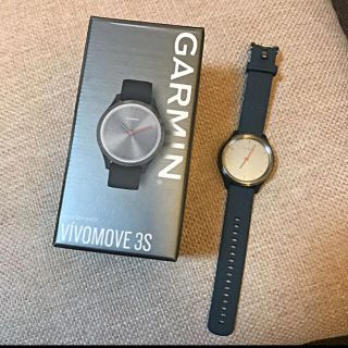 ガーミン(GARMIN)のGARMIN ガーミン　vivomove 3s ネイビー  スマートウォッチ(腕時計)