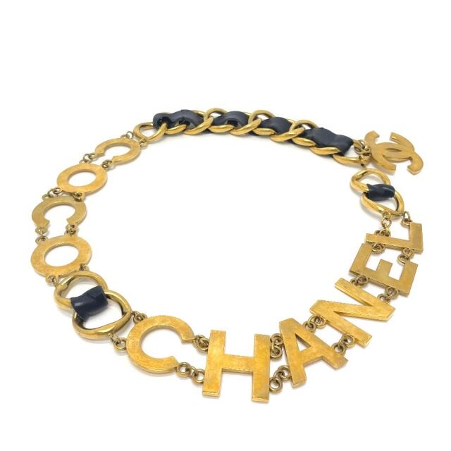 カタログギフトも! - CHANEL シャネル ゴールド チェーンベルト 94P