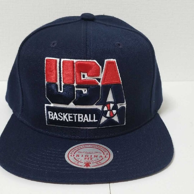 MITCHELL & NESS(ミッチェルアンドネス)のミッチェル&ネス　USA ドリームチームスナップバック キャップ メンズの帽子(キャップ)の商品写真