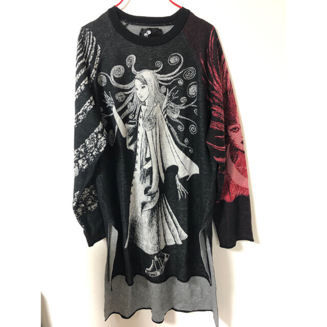 Yohji Yamamoto(ヨウジヤマモト)の20AW S'yte "Uzumaki" ジャガードニット メンズのトップス(ニット/セーター)の商品写真