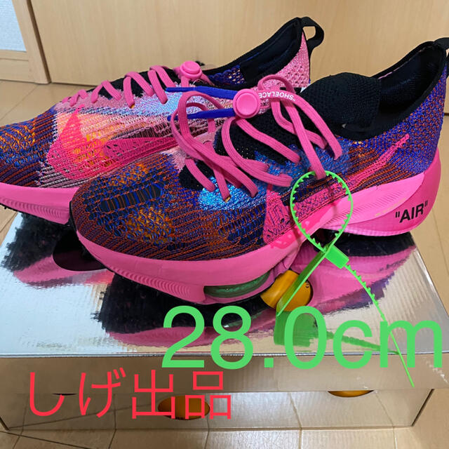 NIKE(ナイキ)のNike Air Zoom Tempo NEXT% Blue Pink Glow メンズの靴/シューズ(スニーカー)の商品写真