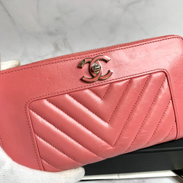 CHANEL(シャネル)のCHANEL シャネル 美品 ココマドモアゼル 長財布 ラウンドジップ 財布 レディースのファッション小物(財布)の商品写真