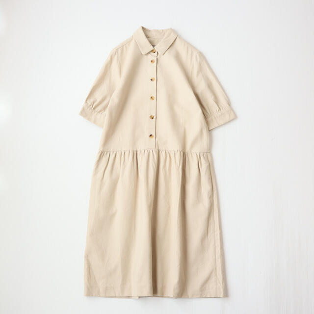 MARGARET HOWELL(マーガレットハウエル)のMARGARET HOWELL Brushed Cotton Wool レディースのワンピース(ひざ丈ワンピース)の商品写真