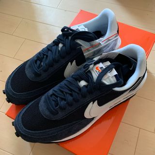 ナイキ(NIKE)のナイキ サカイ  フラグメントデザイン LDワッフル ブルー(スニーカー)