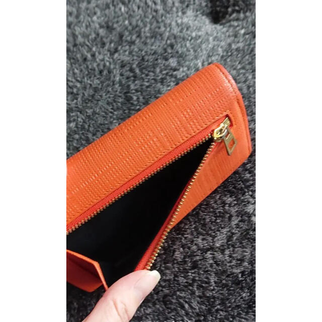 LOEWE 二つ折り財布 オレンジ リネン LOEWE 二つ折り財布 オレンジ リネン