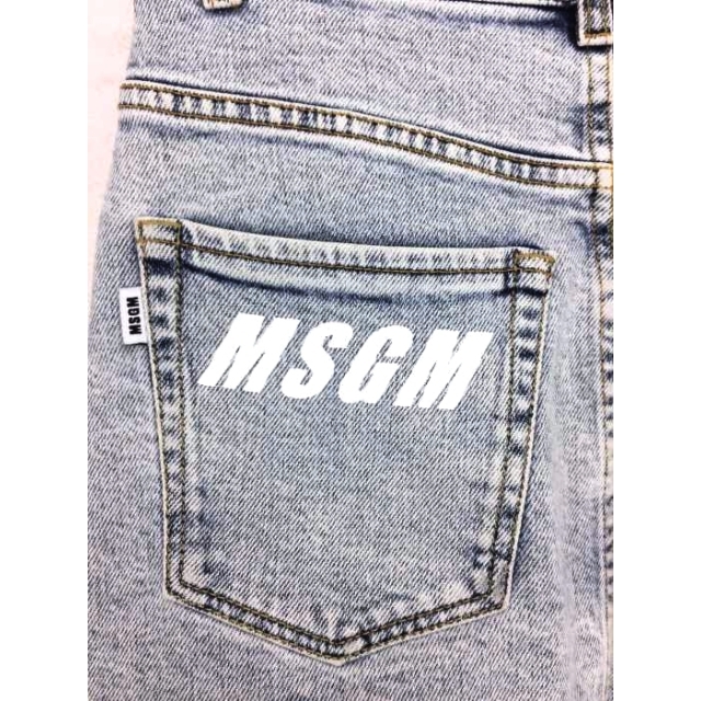 MSGM（エムエスジーエム） 加工デニムスカート レディース スカート デニム 5