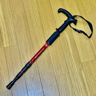 軽量 アウトドア ストック 登山 トレッキング ステッキ クッションあり(登山用品)