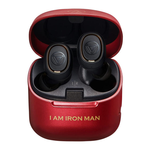 audio-technica(オーディオテクニカ)のオーディオテクニカ　マーベルコラボ　ATH-MVL2 IM IRON MAN スマホ/家電/カメラのオーディオ機器(ヘッドフォン/イヤフォン)の商品写真