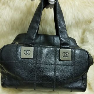 シャネル(CHANEL)のCHANELシャネル　キャビアスキンボストンバッグ(ハンドバッグ)