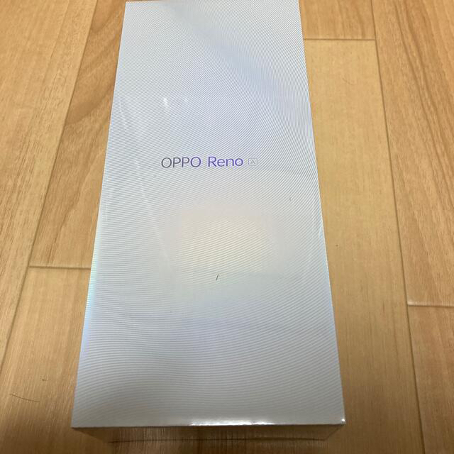 OPPO(オッポ)のOPPO Reno A 6GB/64GB 　ブルー【新品未開封】　 スマホ/家電/カメラのスマートフォン/携帯電話(スマートフォン本体)の商品写真