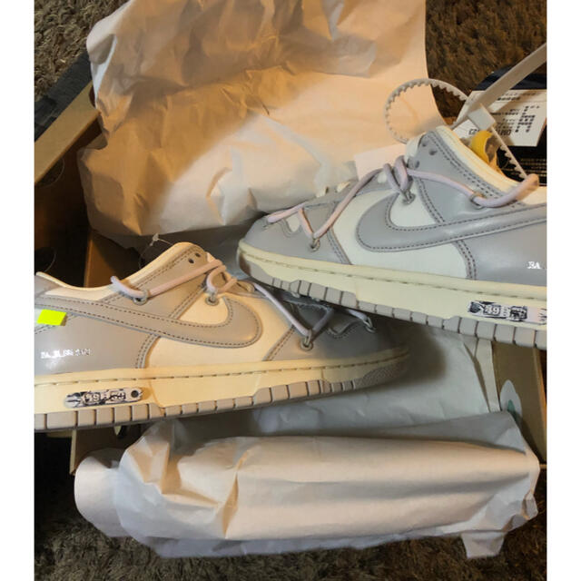 NIKE(ナイキ)のNIKE DUNK LOW OFF-WHITE LOT49 24cm メンズの靴/シューズ(スニーカー)の商品写真