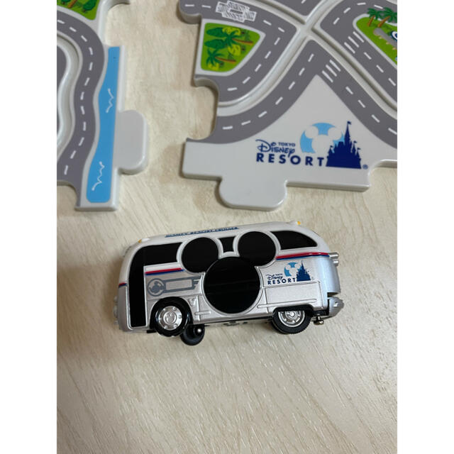Disney(ディズニー)の【ディズニー　パネルレール　レールトレイン　知育玩具　ミッキーバス キッズ/ベビー/マタニティのおもちゃ(電車のおもちゃ/車)の商品写真