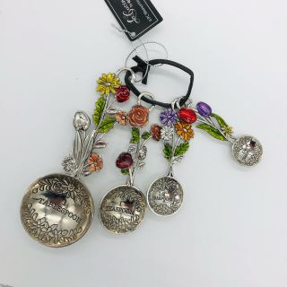 アンソロポロジー(Anthropologie)のアンソロポロジー四季のお花のメジャースプーン4点セット残り1セット(食器)