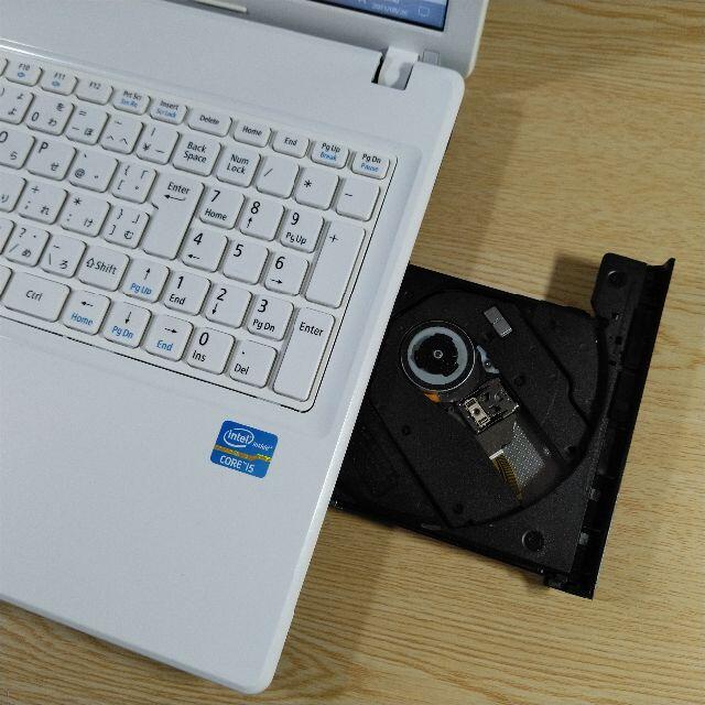 NEC LE150/N ノートパソコン i5 8GB 新品SSD DVD カメラ 5