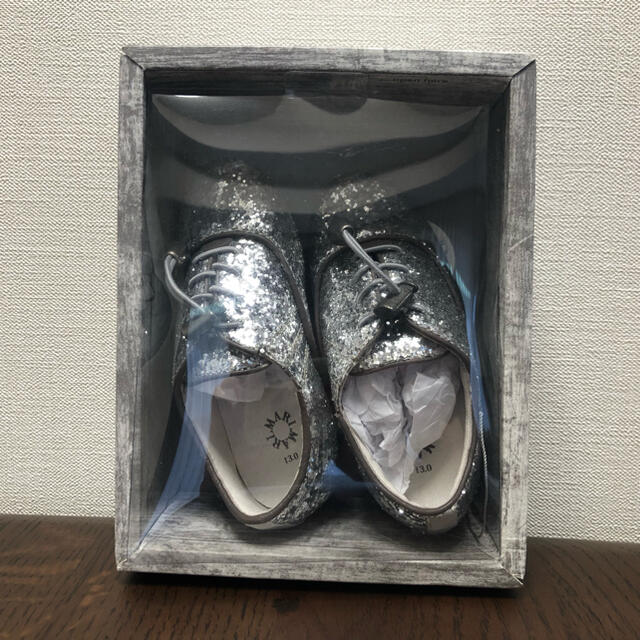 oxfords 2 silver マールマール オックスフォード 靴 キッズ/ベビー/マタニティのベビー靴/シューズ(~14cm)(フォーマルシューズ)の商品写真