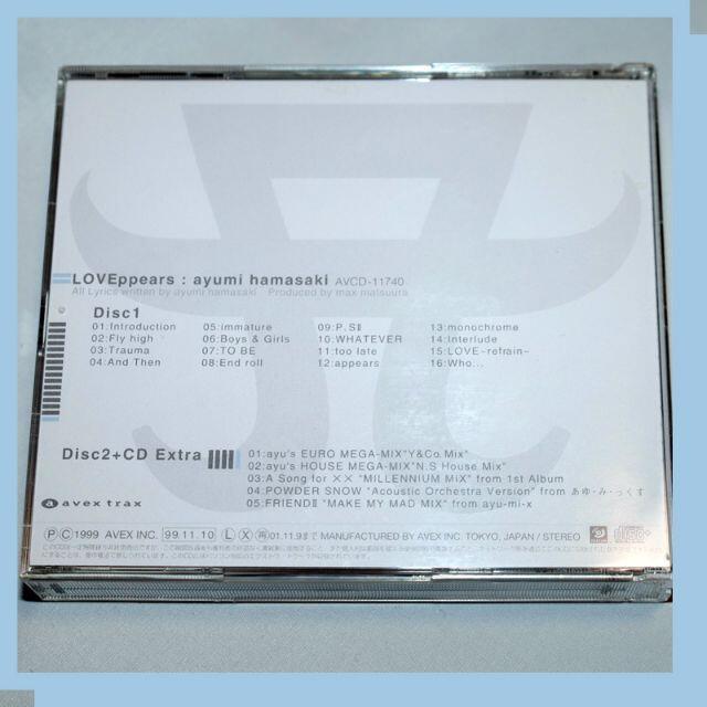 浜崎あゆみ　【CD】　LOVEppears エンタメ/ホビーのCD(ポップス/ロック(邦楽))の商品写真