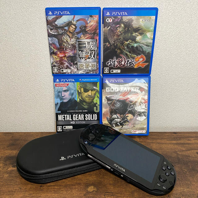 PlayStation Vita - PSVITA ソフト付 収納ケース付の通販 by Sparda's ...