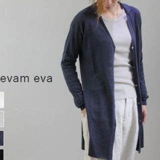 エヴァムエヴァ(evam eva)のevameva エヴァムエヴァ　ロングカーディガン(カーディガン)