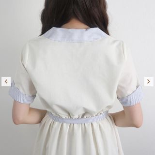 F i.n.t - フィント シナモロール コラボ クレリック開衿ワンピースの
