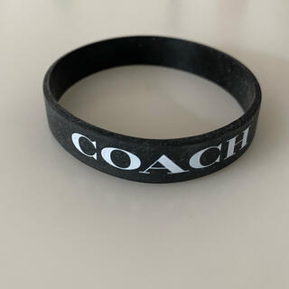 コーチ(COACH)のcoach コーチ ラバーブレスレット 非売品 レア レア物 (ブレスレット/バングル)