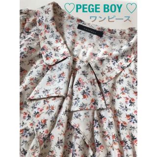 ページボーイ(PAGEBOY)のPEGE BOY  花柄　ワンピース(ひざ丈ワンピース)