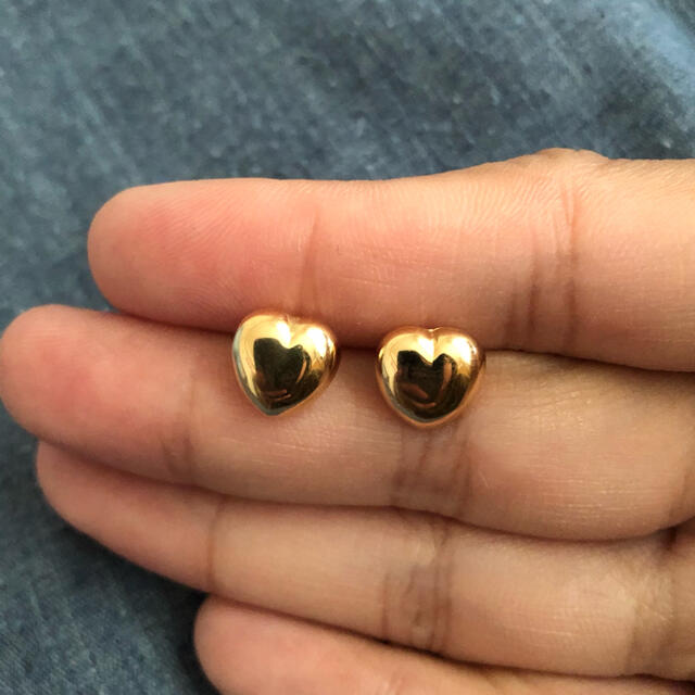 k18 ハートピアス k18 ハートピアス