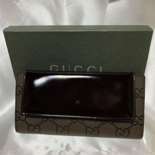 グッチ(Gucci)のグッチ 長財布 ブラウン(長財布)