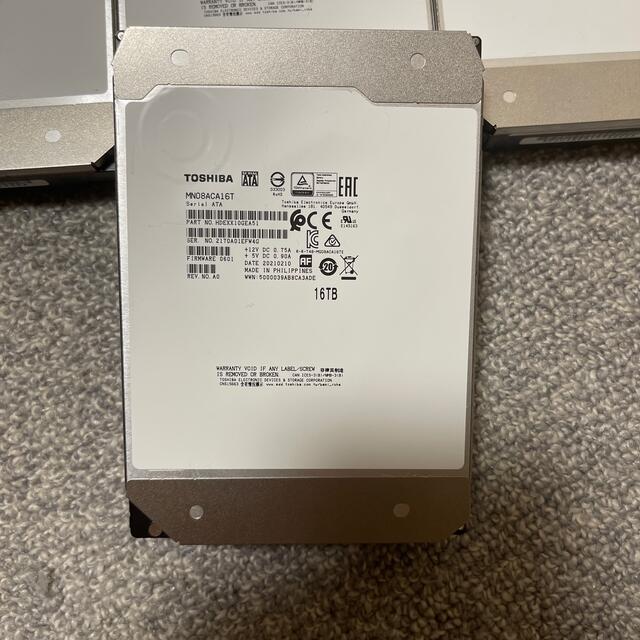 TOSHIBA 16TB HDD NAS向け14TBインターフェイス