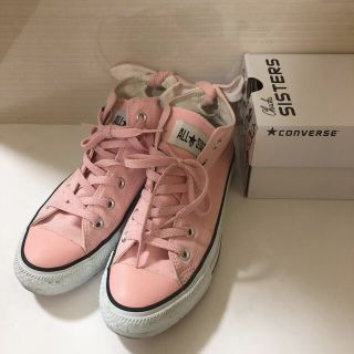 コンバース(CONVERSE)の♥︎コンバース　スニーカー　ピンク♥︎(スニーカー)