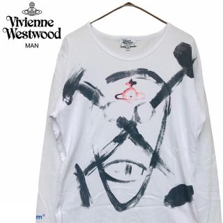 ヴィヴィアンウエストウッド(Vivienne Westwood)のVivienne Westwood man ドクロ ビックロゴ ロンT(Tシャツ/カットソー(七分/長袖))